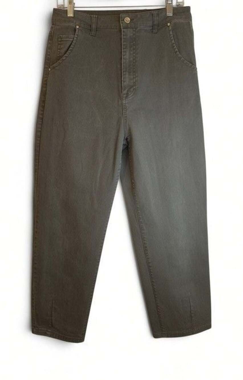 Tricot USA Olive Green Cropped Trousers Size L